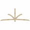 Ekena Millwork Davenport Rough Sawn Timber Gable Bracket, Douglas Fir, 108"W x 45"H x 2"D x 4"F, 10/12 Pitch GBW108X45X0204DAV00RDF - alternate 1